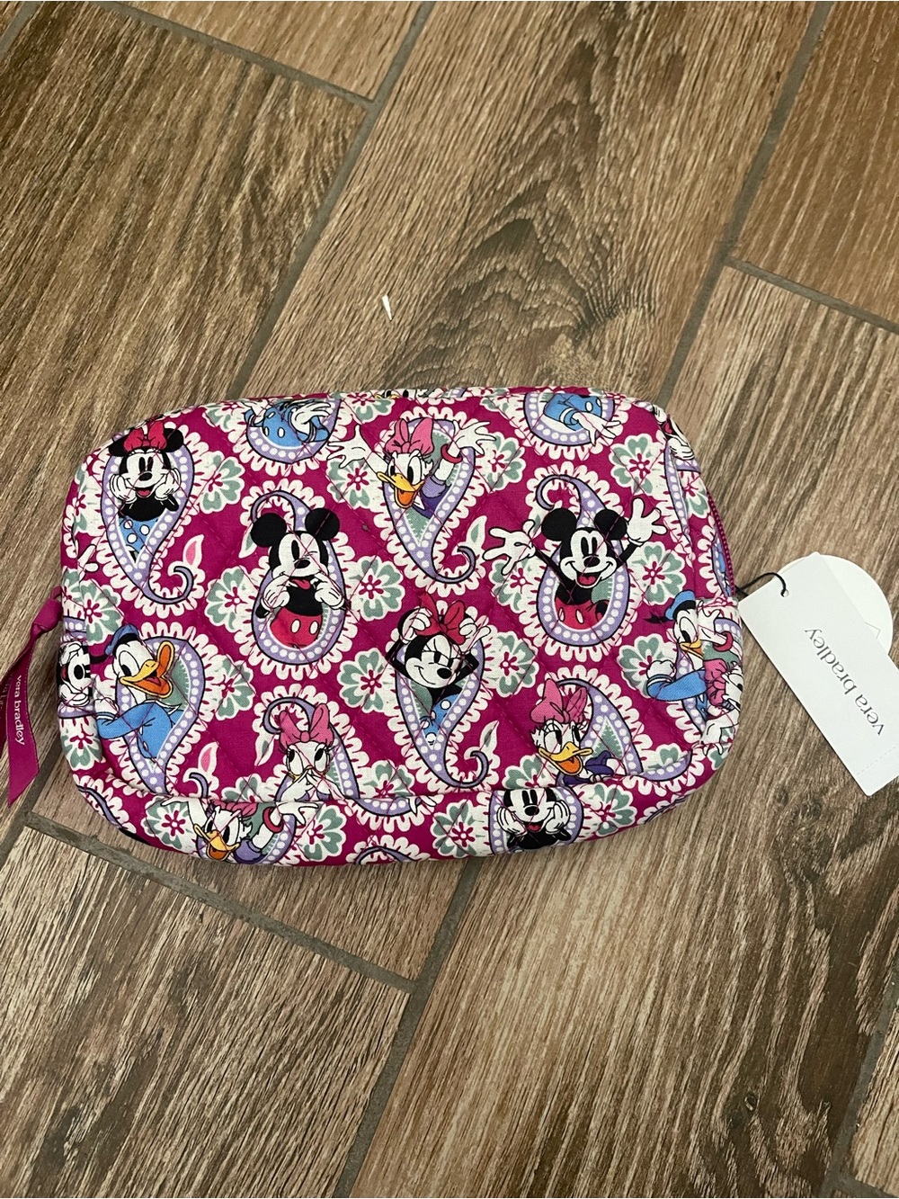 Vera Bradley Pink Minnie & Friends Quilted Hip Pack